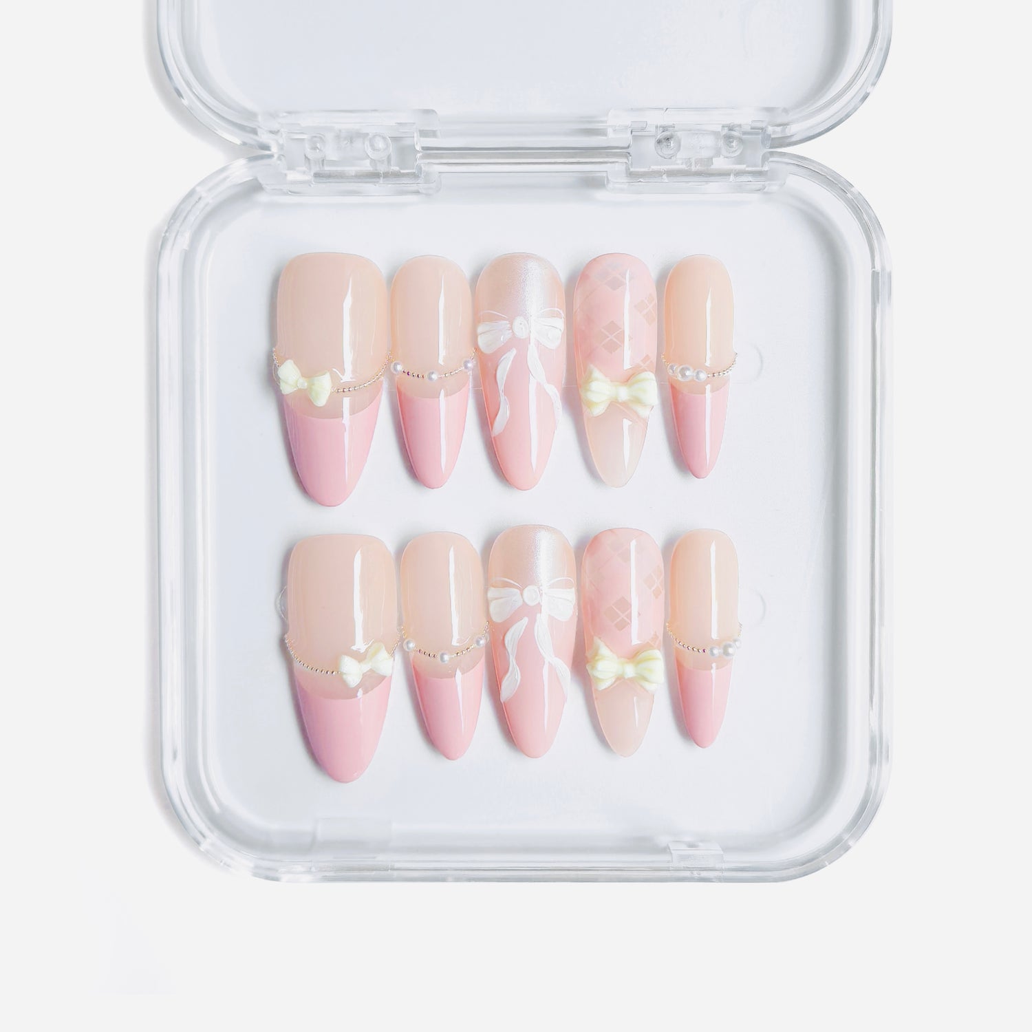 Soft Pink Plaid Skirt